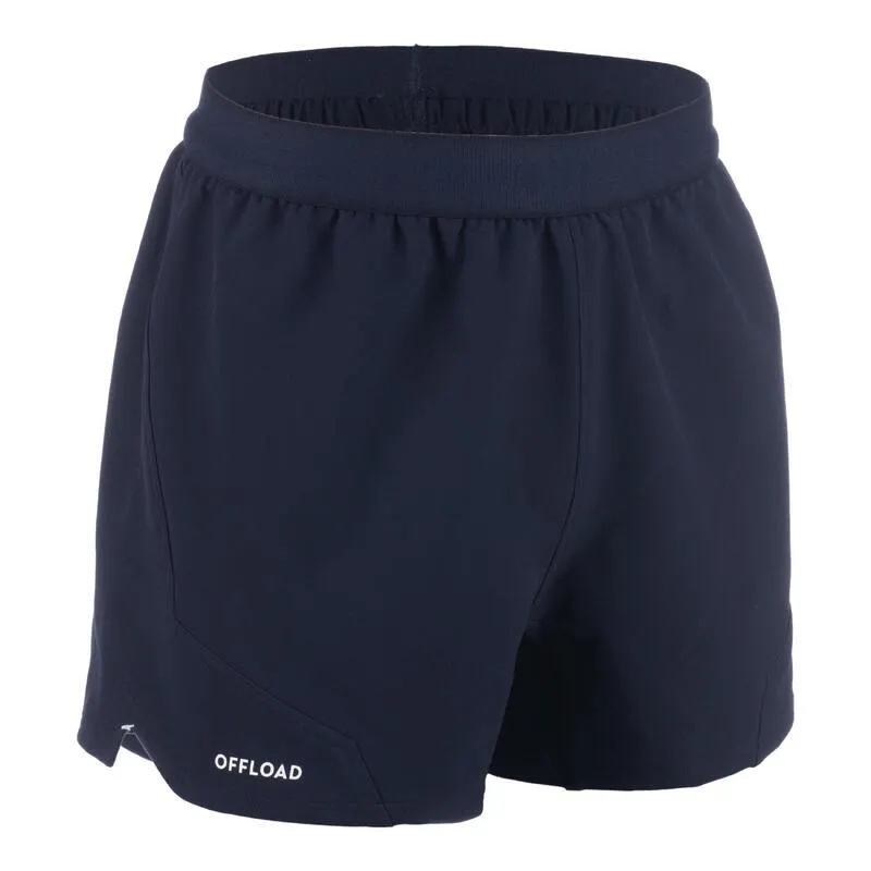 Pantaloncini rugby R 500 blu