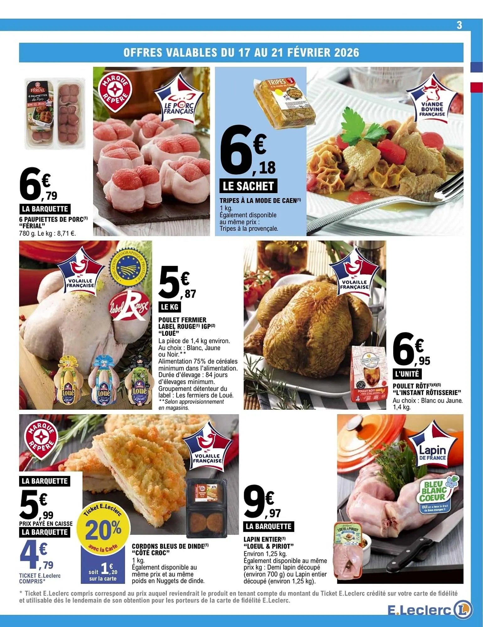 Catalogue E.Leclerc du 17 février au 1 mars 2026 - Catalogue page 3