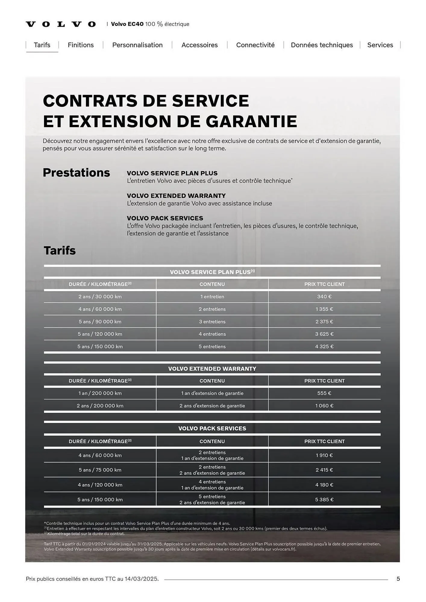 Catalogue VOLVO du 7 janvier au 31 janvier 2027 - Catalogue page 5