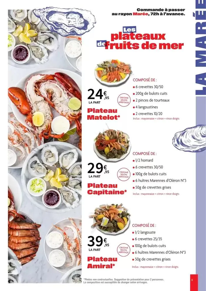 Carte Traiteur Permanente du 1 avril au 15 décembre 2025 - Catalogue page 5