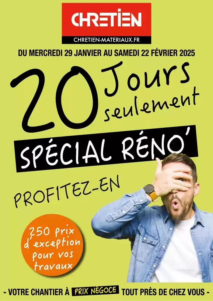 20 JOURS SEULEMENT SPÉCIAL RÉNO - 1