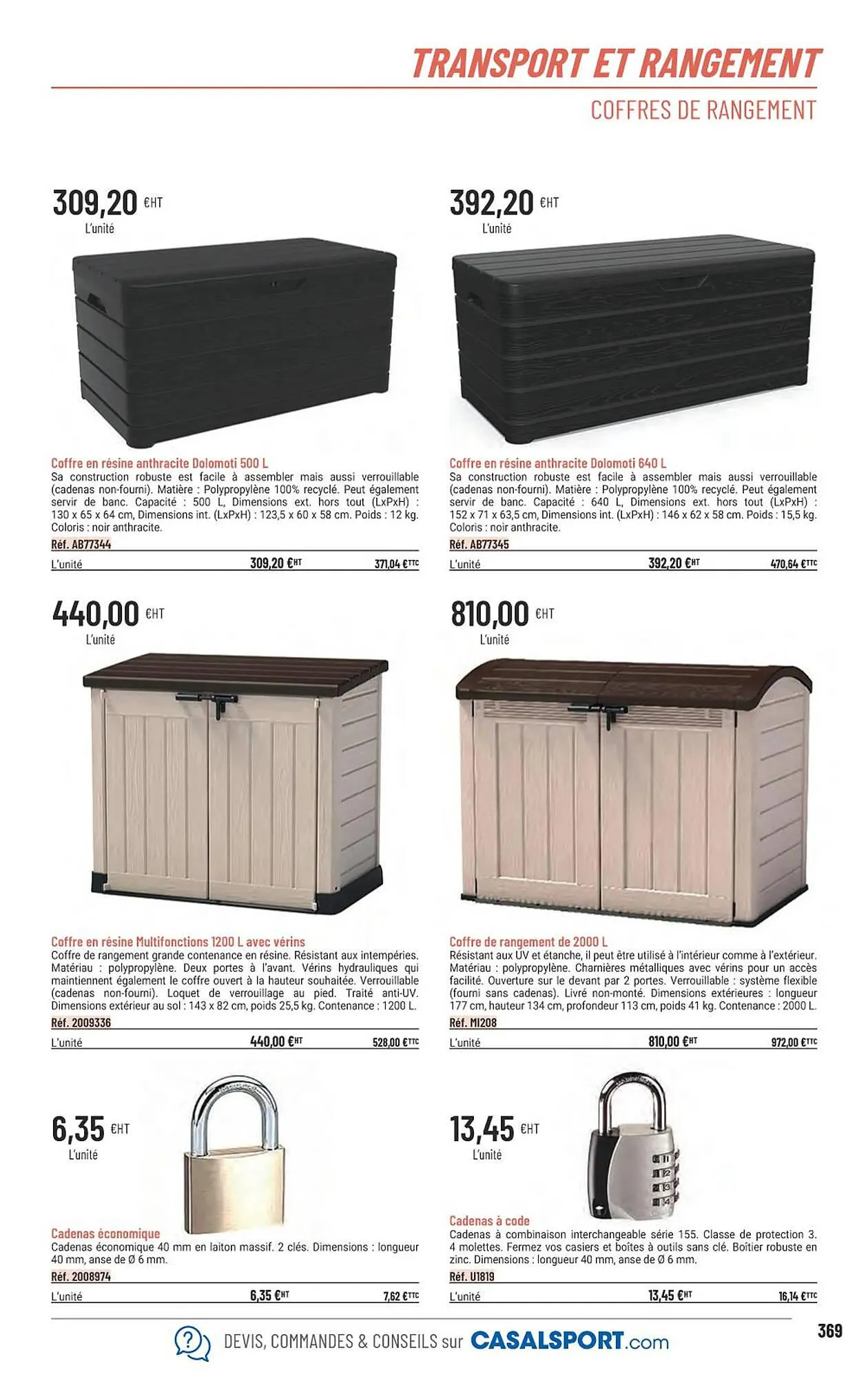 Catalogue Casal Sport du 22 janvier au 31 décembre 2026 - Catalogue page 341