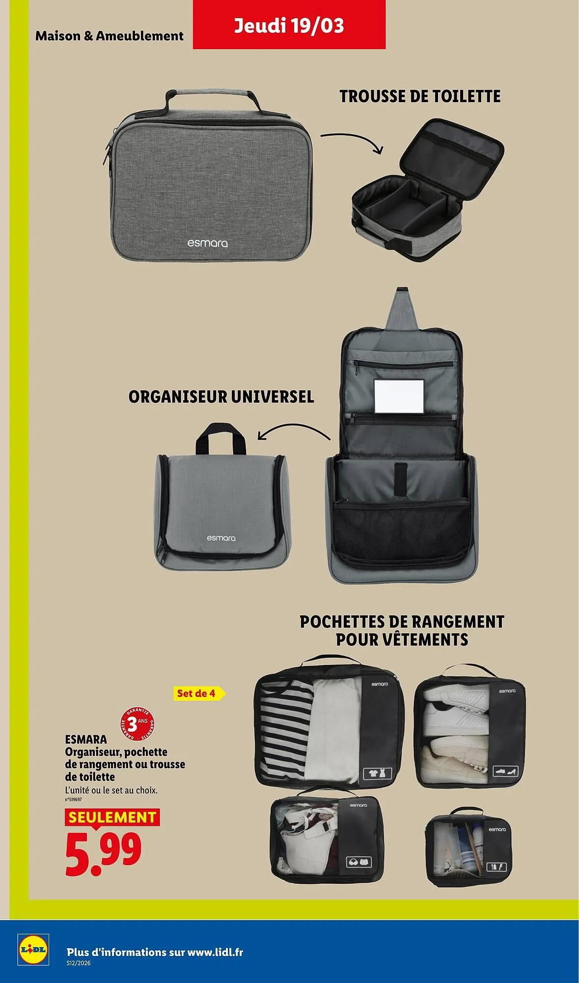 Catalogue Lidl du 19 mars au 25 mars 2026 - Catalogue page 44