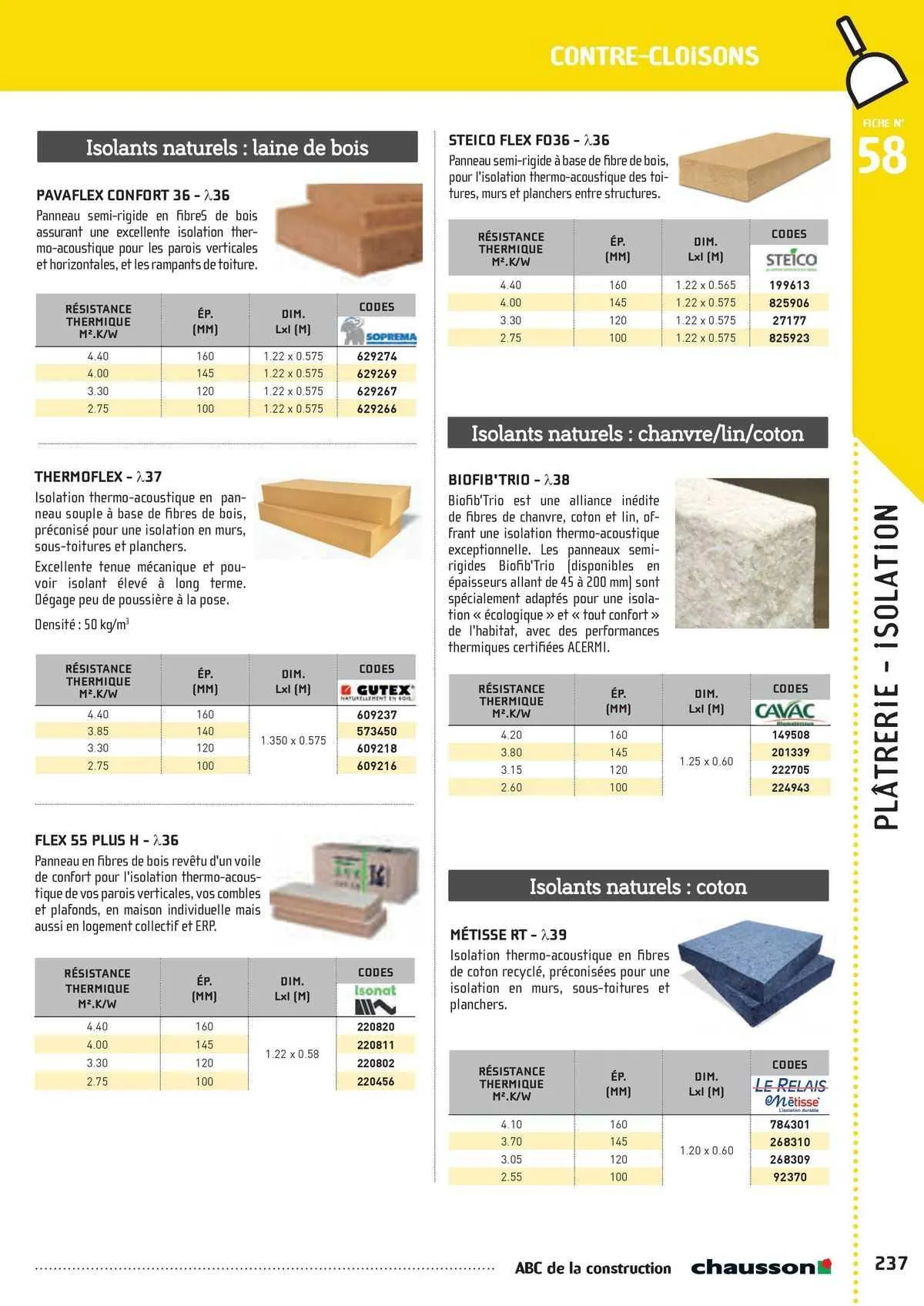Catalogue Chausson Matériaux du 2 mai au 31 décembre 2025 - Catalogue page 199