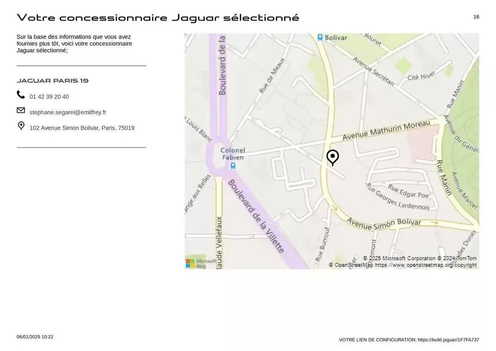 JAGUAR F-TYPE du 6 janvier au 31 décembre 2025 - Catalogue page 16