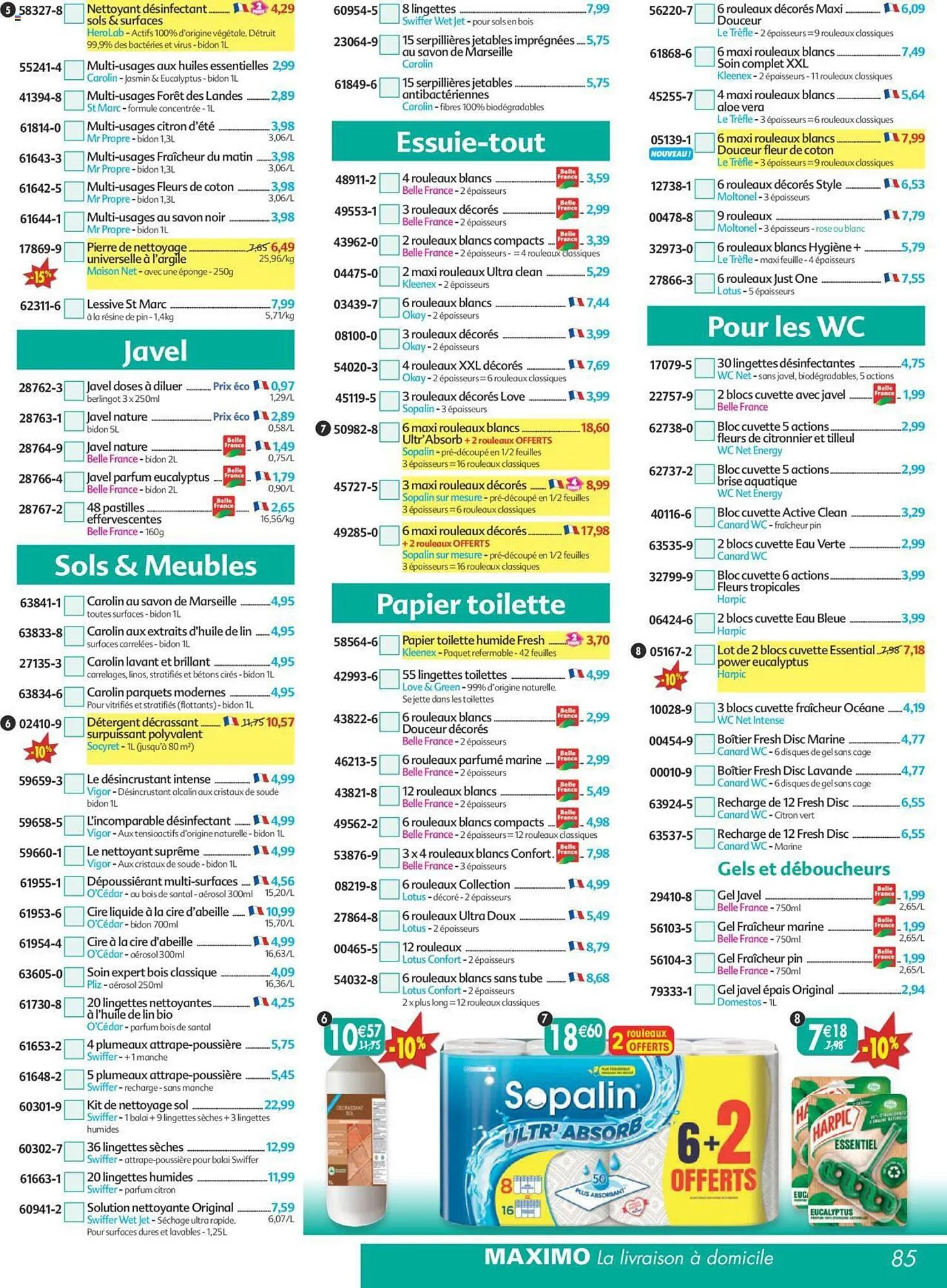 Catalogue Maximo du 19 janvier au 25 février 2024 - Catalogue page 85