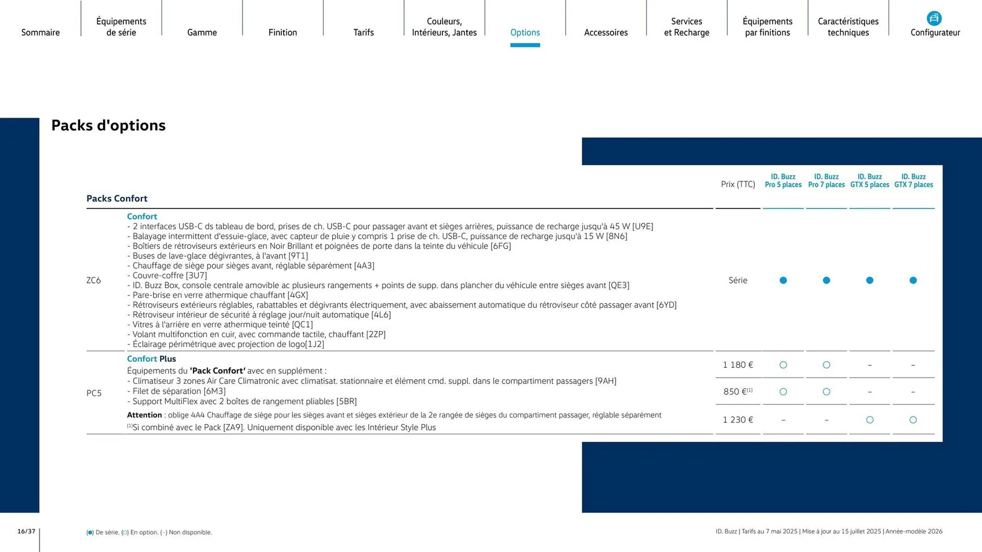 Catalogue Volkswagen du 7 août au 31 mars 2026 - Catalogue page 16