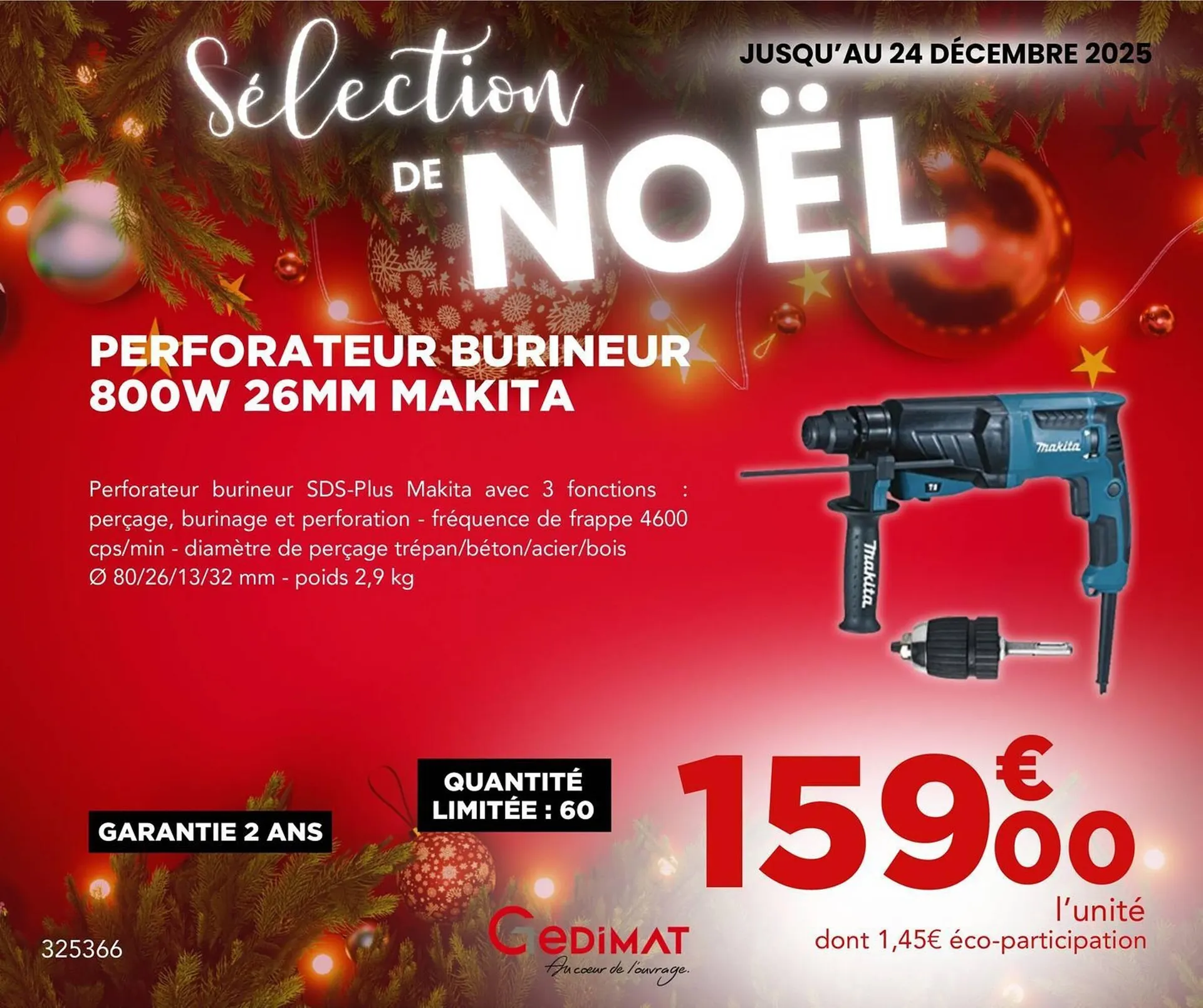 Catalogue Gedimat du 3 décembre au 24 décembre 2025 - Catalogue page 21