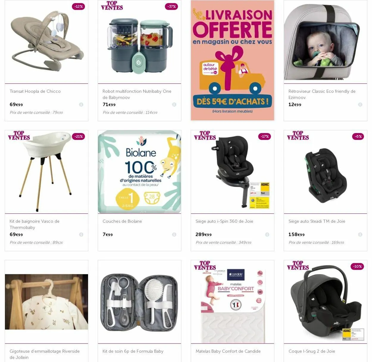 autour de bébé Catalogue actuel du 12 mai au 21 mai 2025 - Catalogue page 1