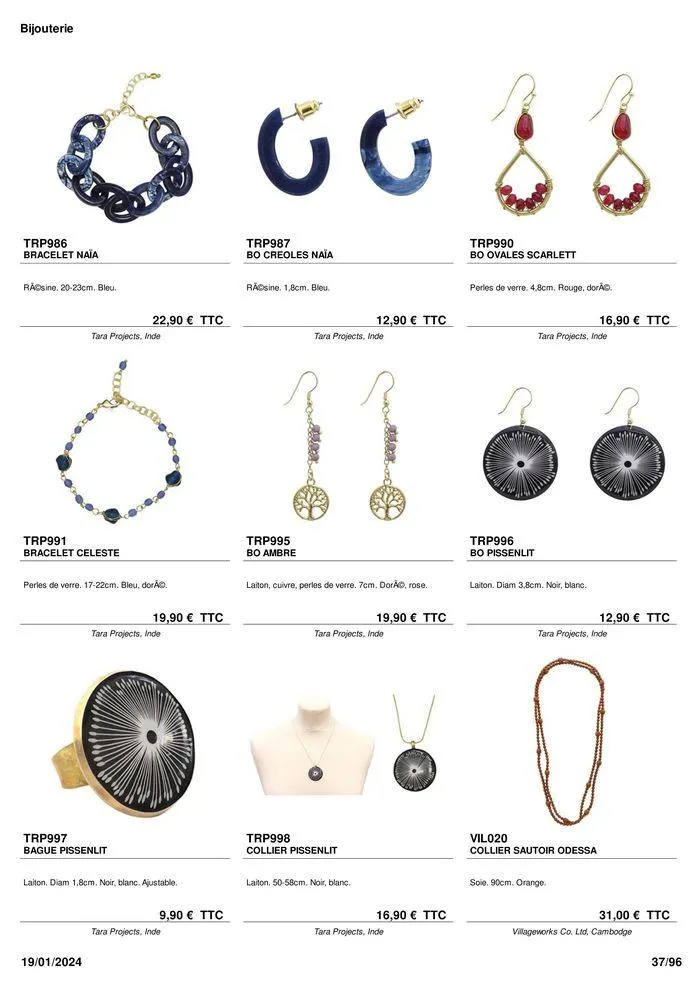 ARTISANAT . DéCORATION . MODE . JOUETS du 9 février au 31 août 2024 - Catalogue page 39