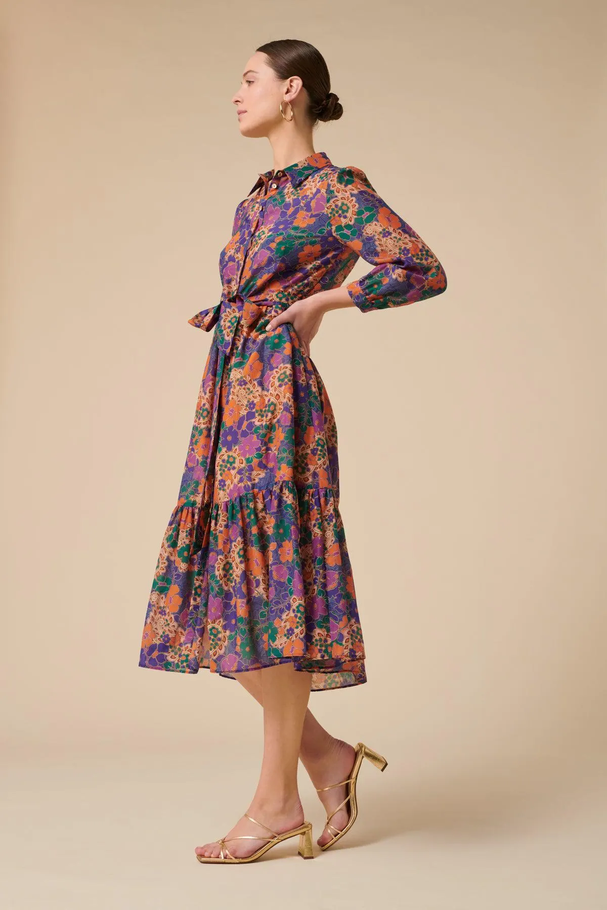 Robe chemise imprimée