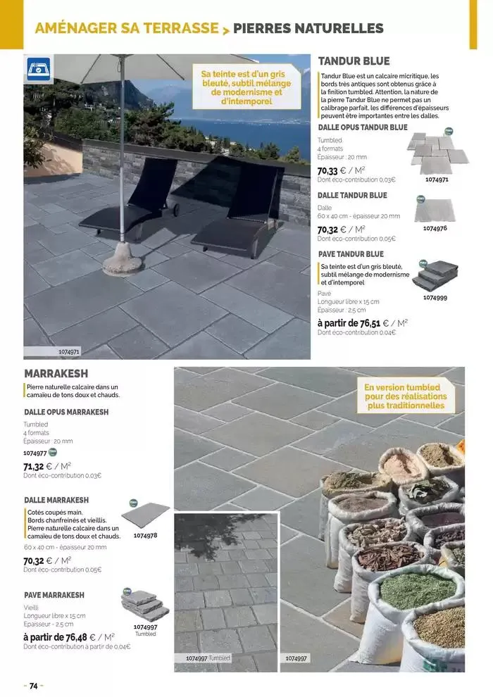 Aménagements Extérieurs 2025 du 30 avril au 31 décembre 2025 - Catalogue page 74