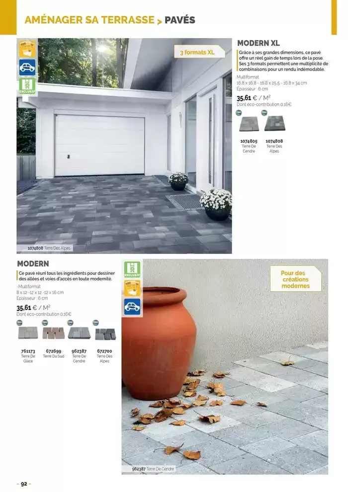 Aménagements Extérieurs 2025 du 30 avril au 31 décembre 2025 - Catalogue page 92