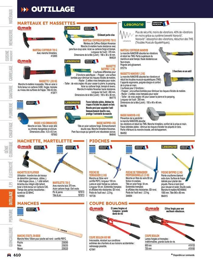 Guide produits 2024 du 15 mars au 31 décembre 2024 - Catalogue page 610