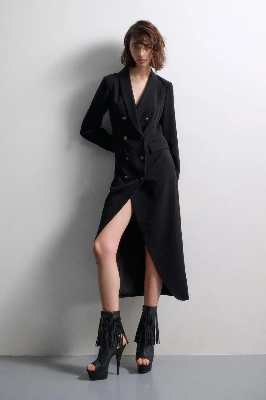 Robe longue smocking RUSTY