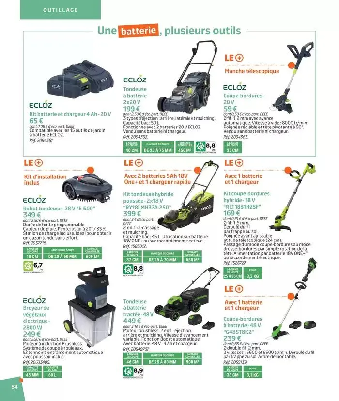 BARBEUC, SIESTE, PÉTANQUE PLACE À LA DÉTENTE du 27 février au 23 juin 2025 - Catalogue page 83