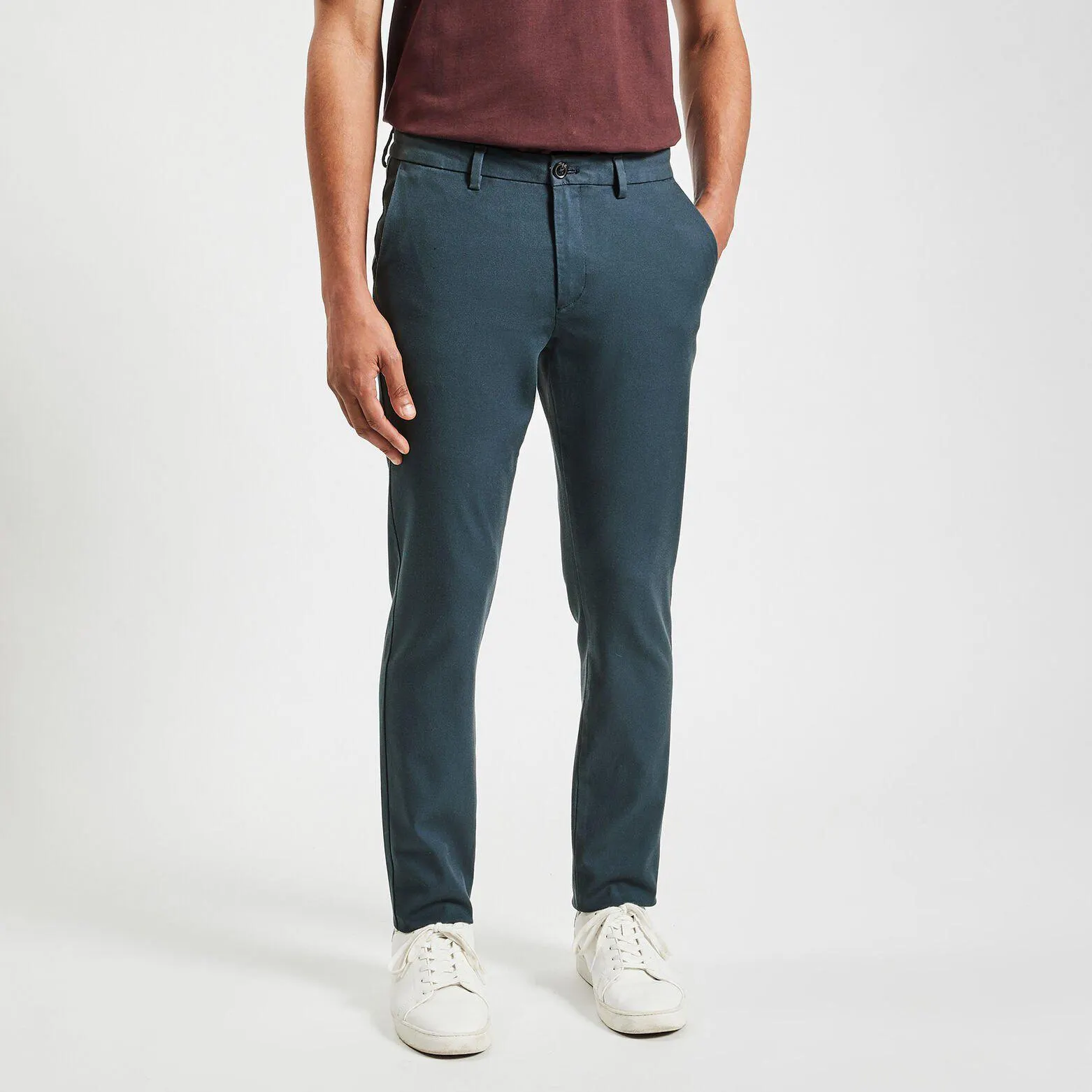 Pantalon chino slim urbain "le parfait by JULES" - Bleu