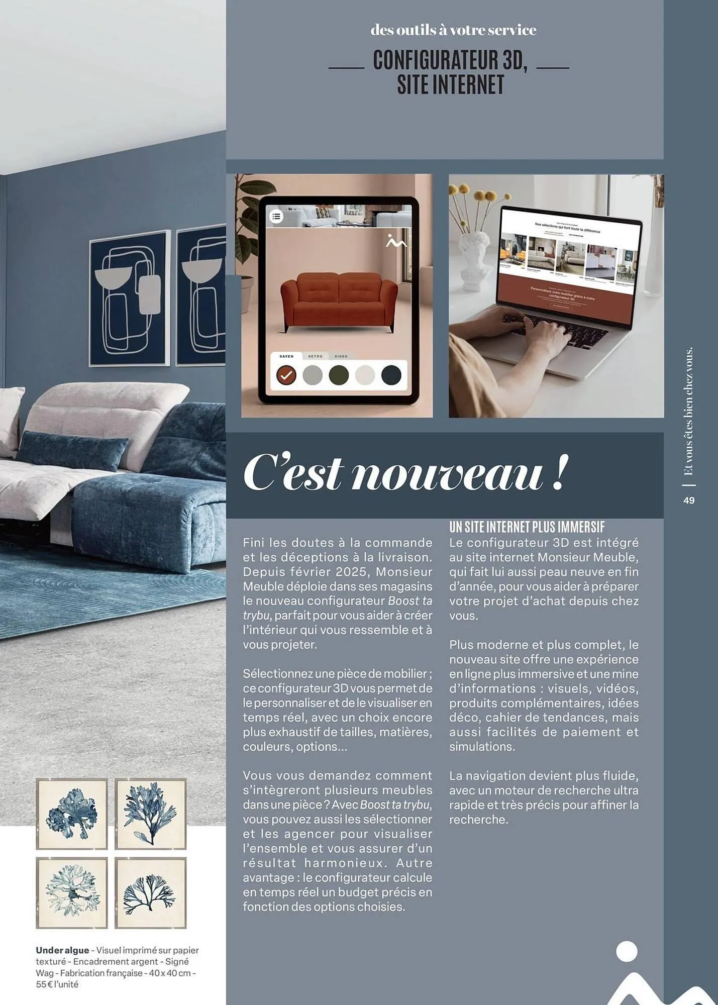 Catalogue monsieur meuble du 16 septembre au 31 mai 2026 - Catalogue page 49