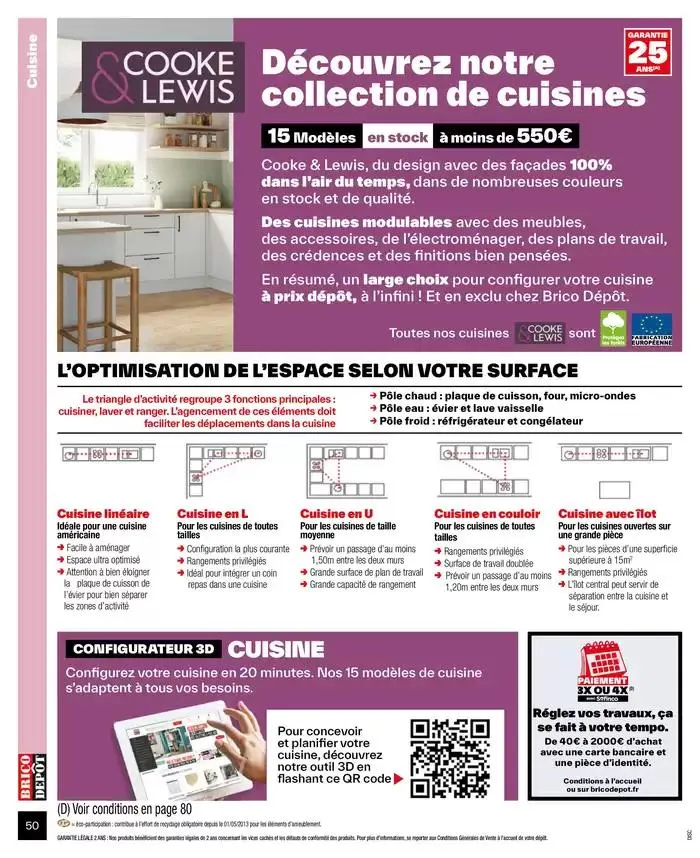 J’améliore mon habitat à prix dépôt du 2 octobre au 9 octobre 2024 - Catalogue page 50