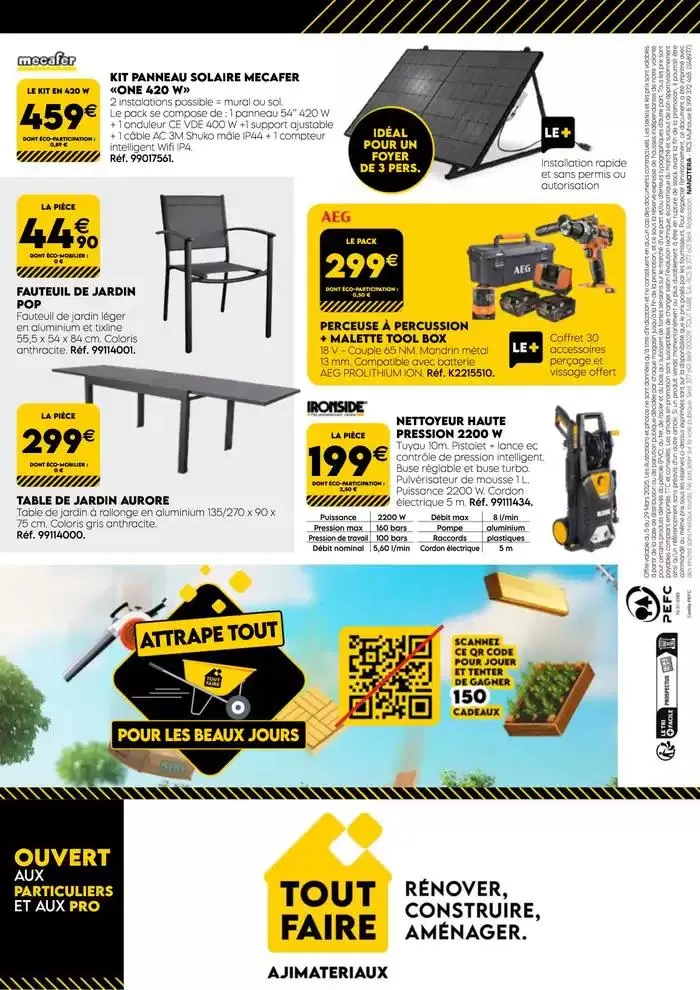 TOUT POUR LES BEAUX JOURS AJIMATERIAUX Mars 2025 du 3 mars au 31 mars 2025 - Catalogue page 8