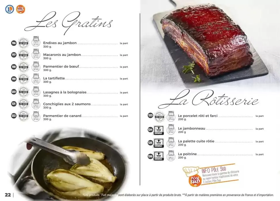 CARTE TRAITEUR 2025 du 3 janvier au 29 novembre 2025 - Catalogue page 15