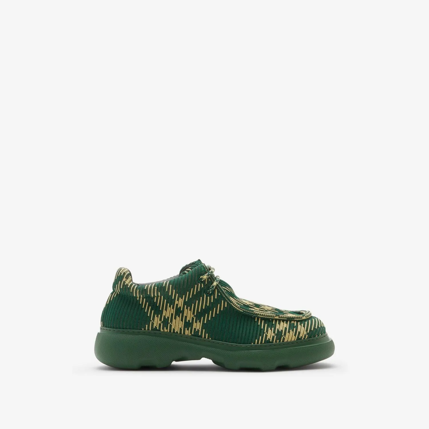 Check Woven Creeper Shoes