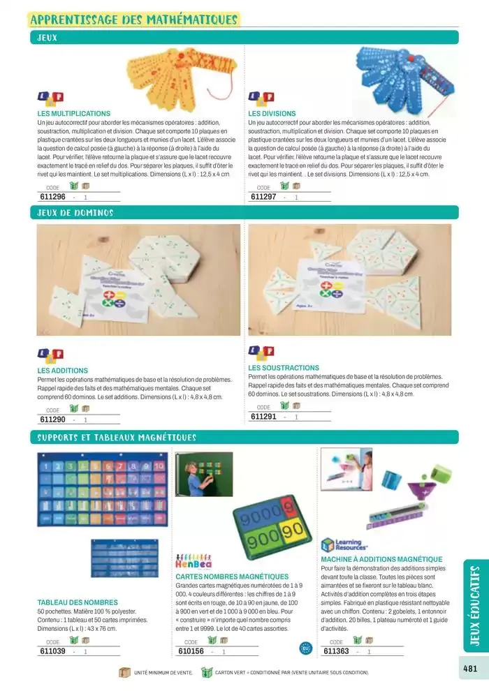 Nos Catalogues Thématiques du 1 janvier au 31 décembre 2025 - Catalogue page 483