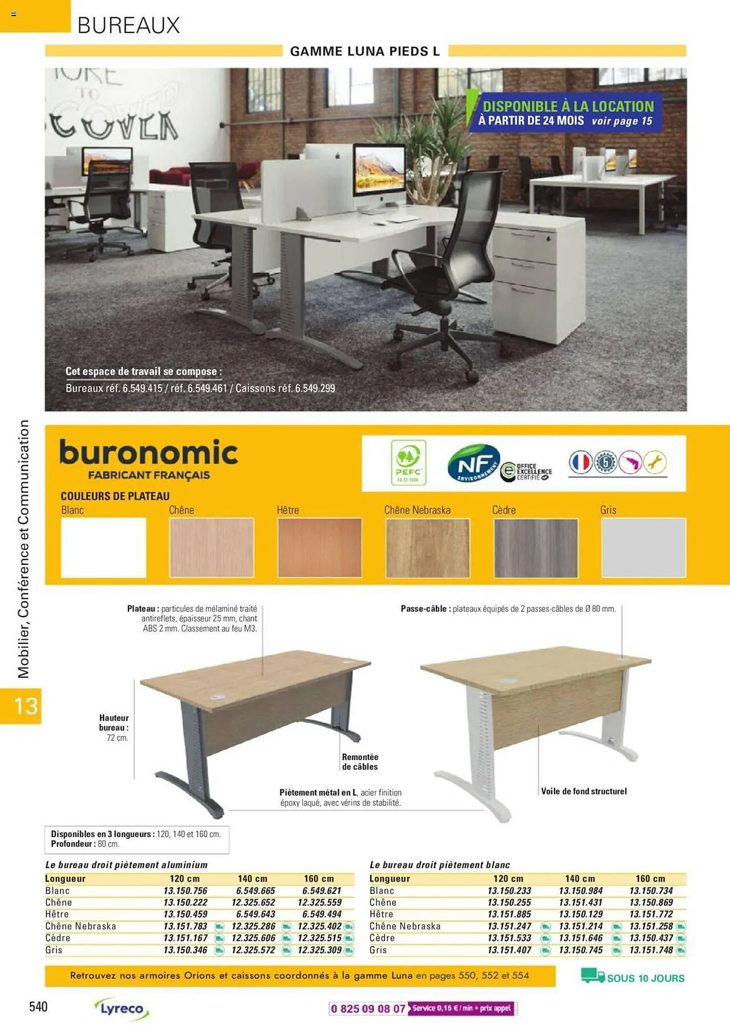Catalogue Lyreco du 15 mai au 31 décembre 2023 - Catalogue page 540