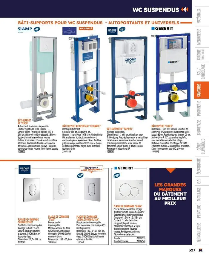 Guide produits 2024 du 15 mars au 31 décembre 2024 - Catalogue page 327