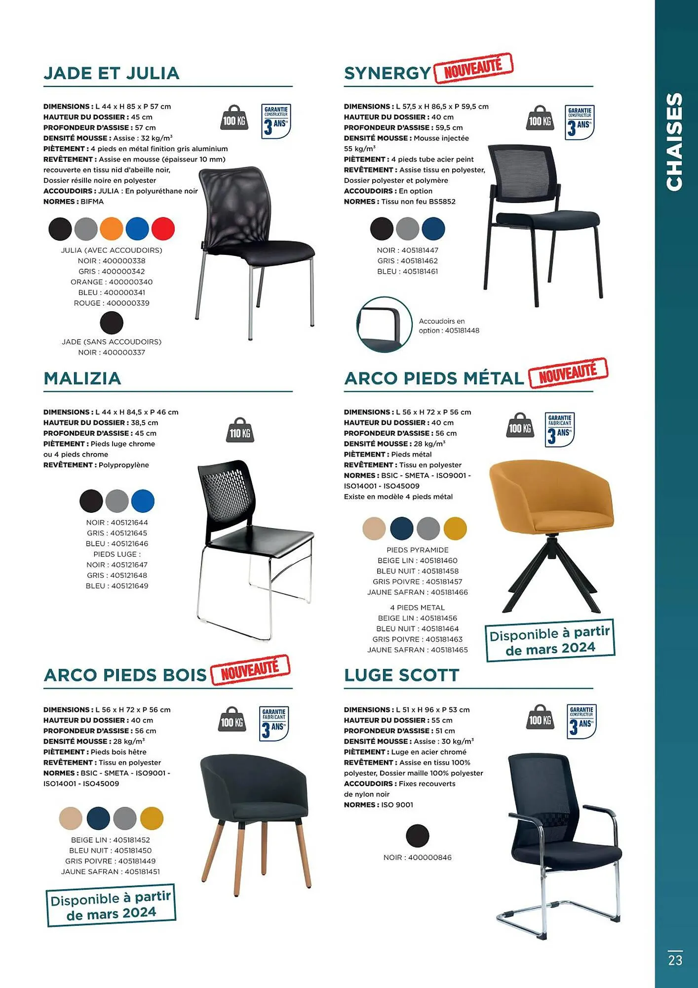 Catalogue Bureau Vallée du 22 janvier au 31 mars 2024 - Catalogue page 23