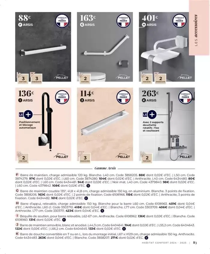 Cedeo Habitat confort du 1 octobre au 31 mai 2025 - Catalogue page 89
