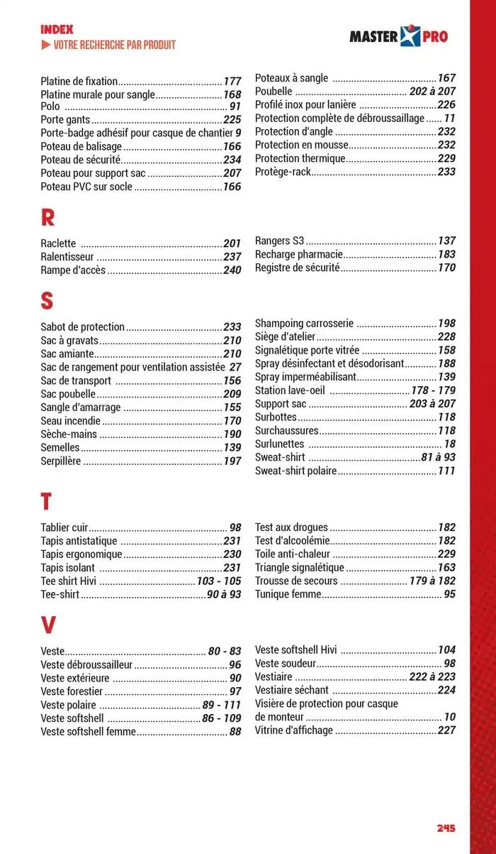 Essentiel Protection 2025 tarifé du 3 mars au 31 décembre 2025 - Catalogue page 247