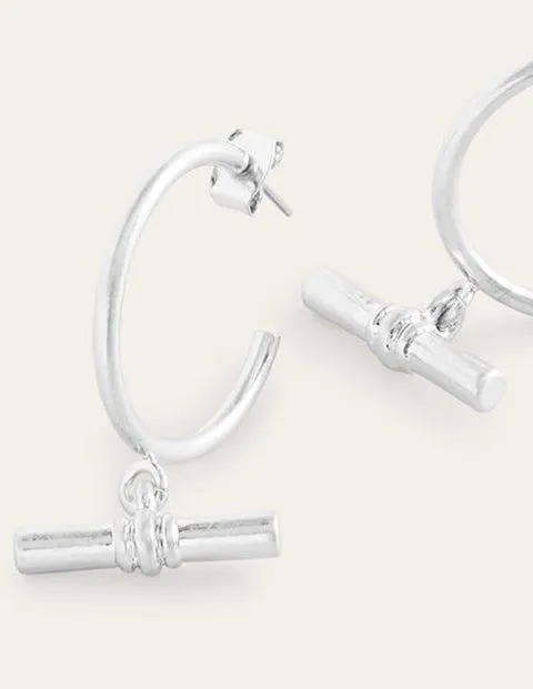 Créoles avec barre en T