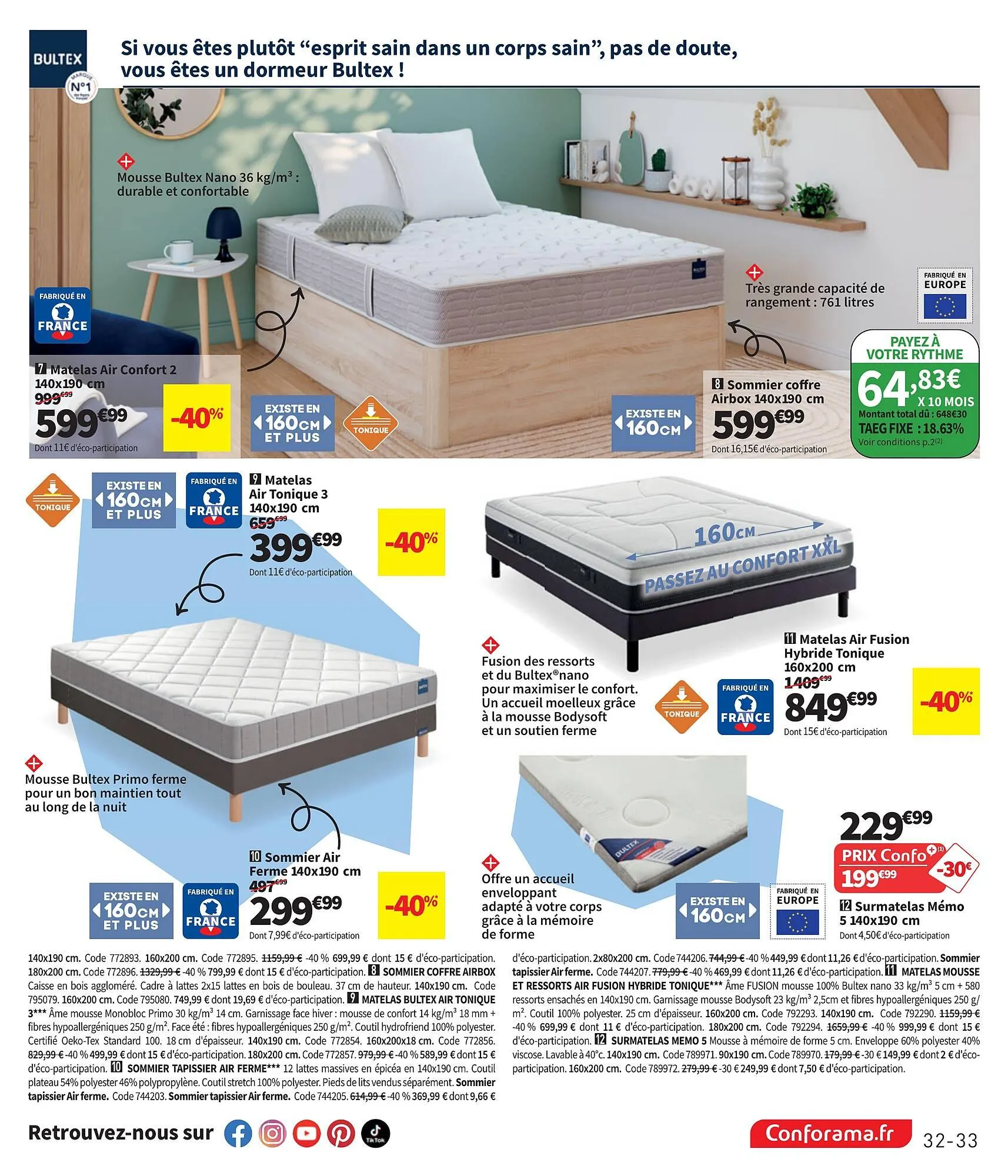 Catalogue Conforama du 24 février au 30 mars 2026 - Catalogue page 33