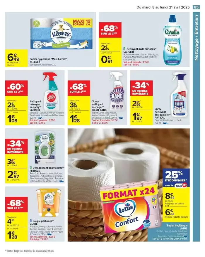 JOYEUSES PÂQUES & MEILLEURS PRIX du 8 avril au 21 avril 2025 - Catalogue page 87