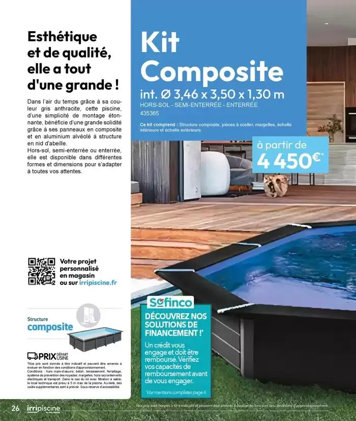 Les plaisir de l'eau Piscine,Spa,Arrosage du 10 mars au 31 décembre 2025 - Catalogue page 26
