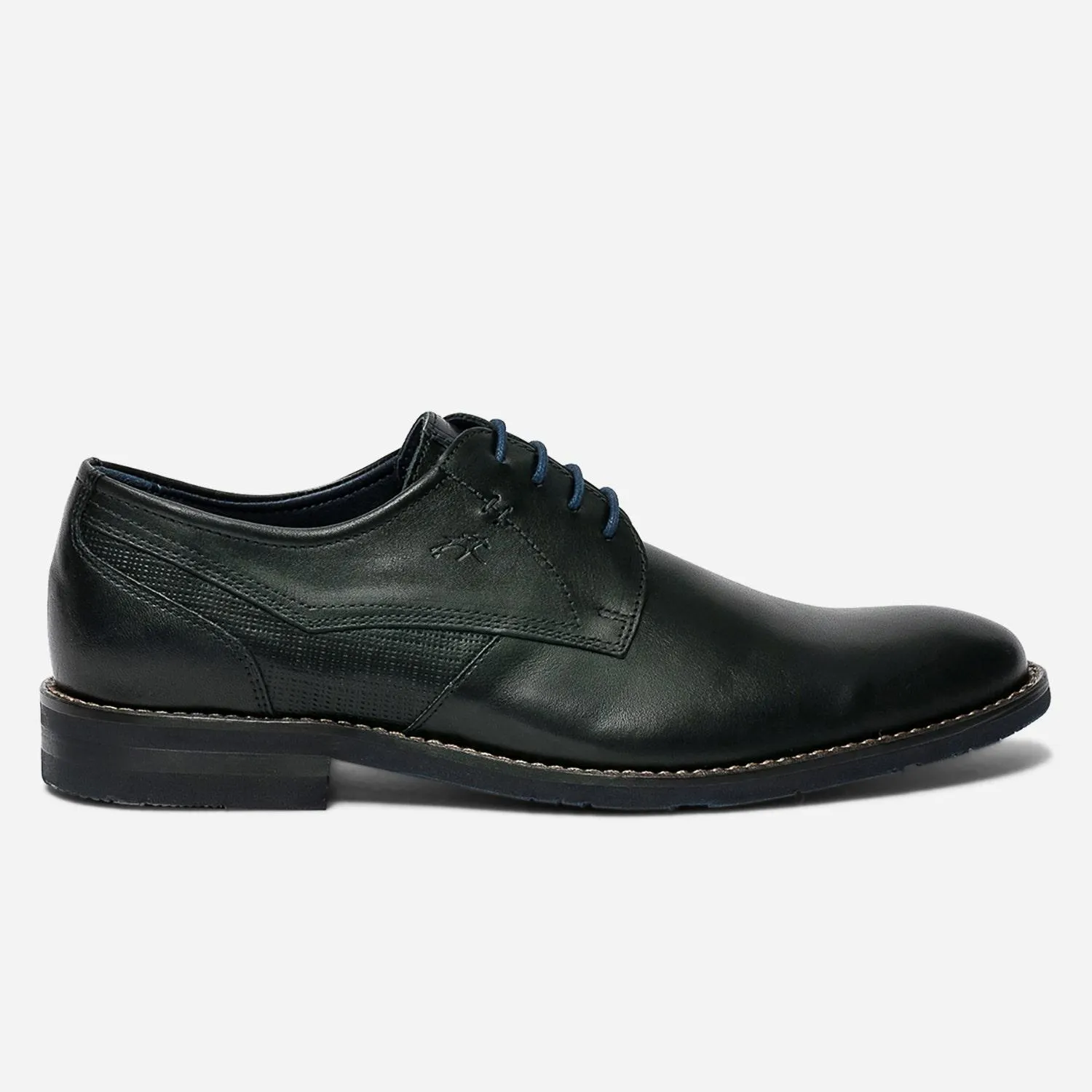 Derby FLUCHOS noir en cuir
