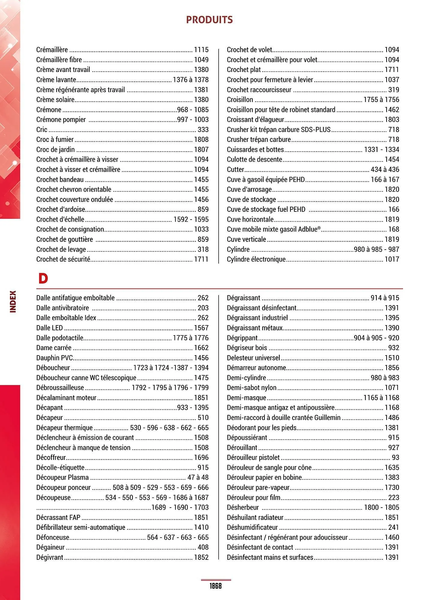 Catalogue Master Pro du 28 janvier au 30 décembre 2028 - Catalogue page 1872