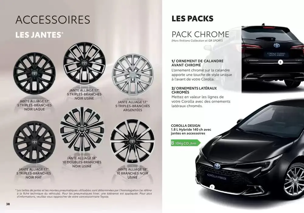 Toyota Corolla  du 2 décembre au 30 novembre 2025 - Catalogue page 38