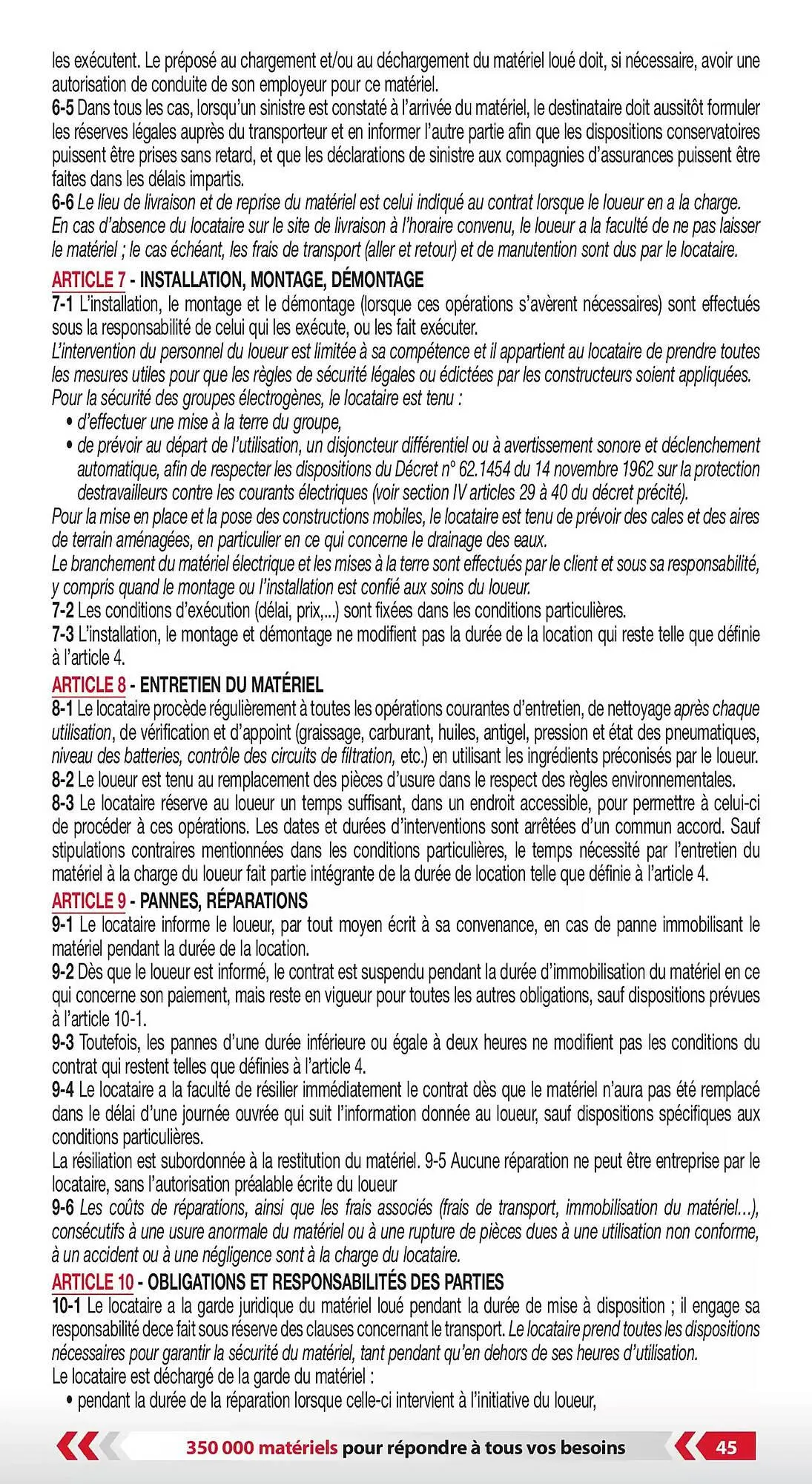Catalogue Loxam du 3 janvier au 31 décembre 2025 - Catalogue page 47