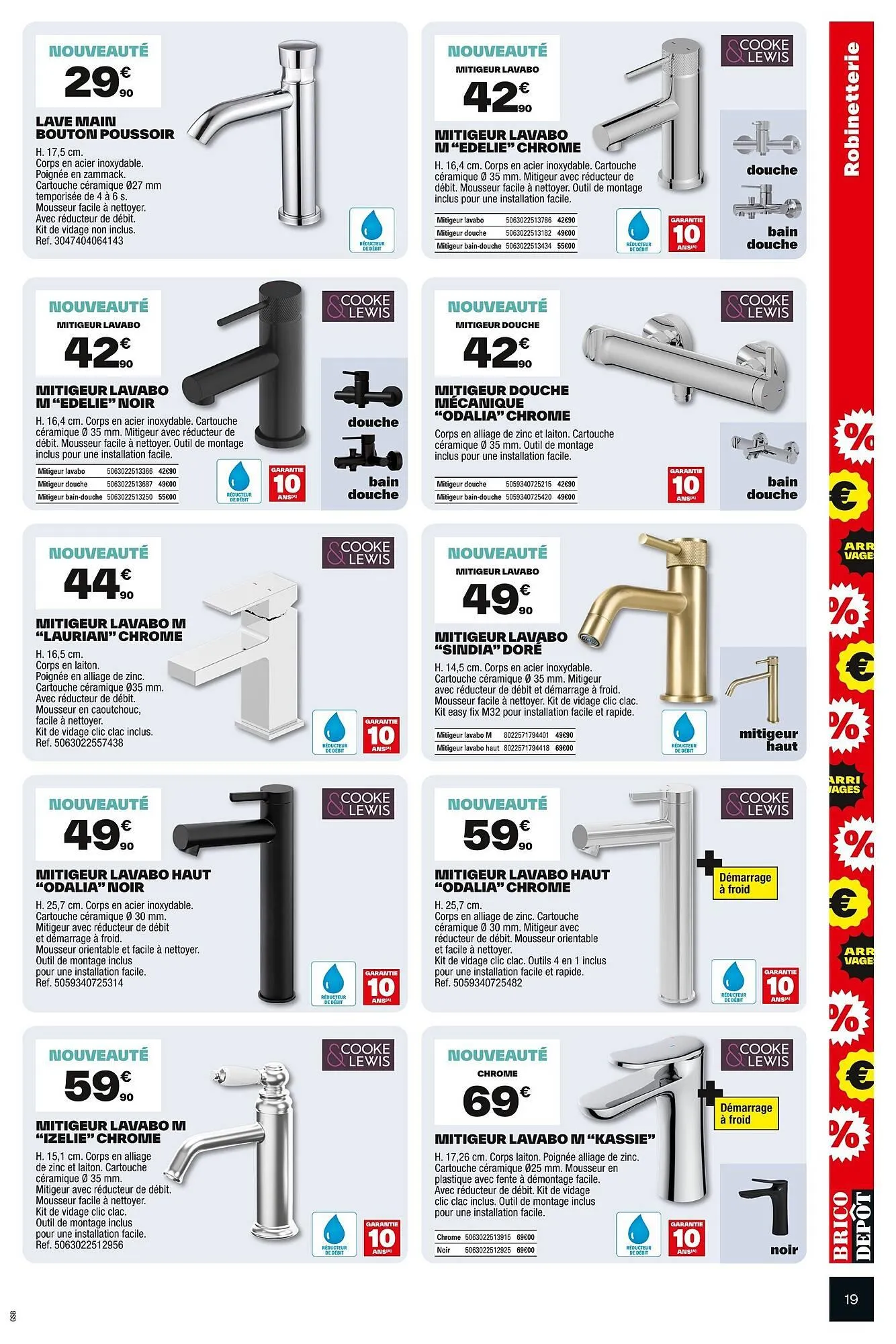 Catalogue Brico Dépôt du 24 octobre au 6 novembre 2025 - Catalogue page 19