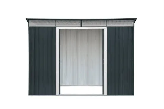 Abri de Jardin Métal Anthracite - DURAMAX