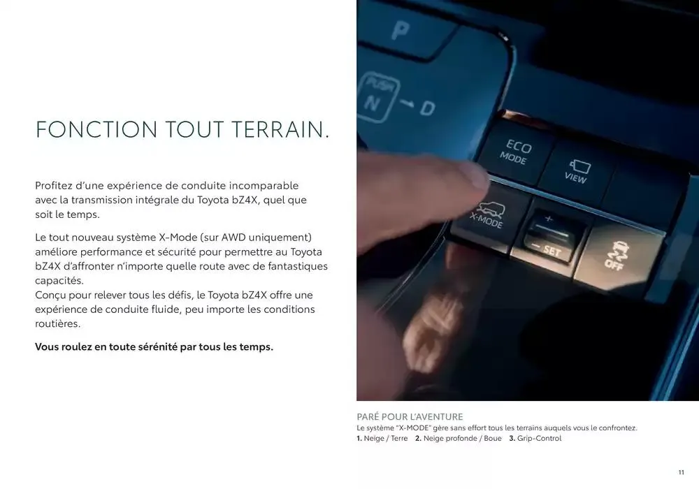 Toyota bZ4X  du 7 janvier au 7 janvier 2026 - Catalogue page 11