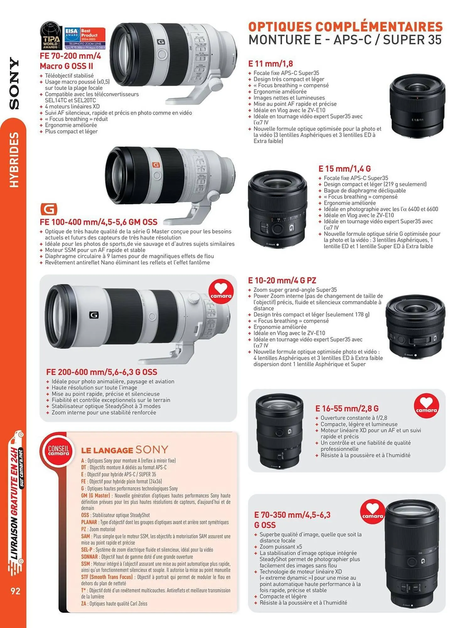 Catalogue Camara du 2 juillet au 31 décembre 2025 - Catalogue page 92