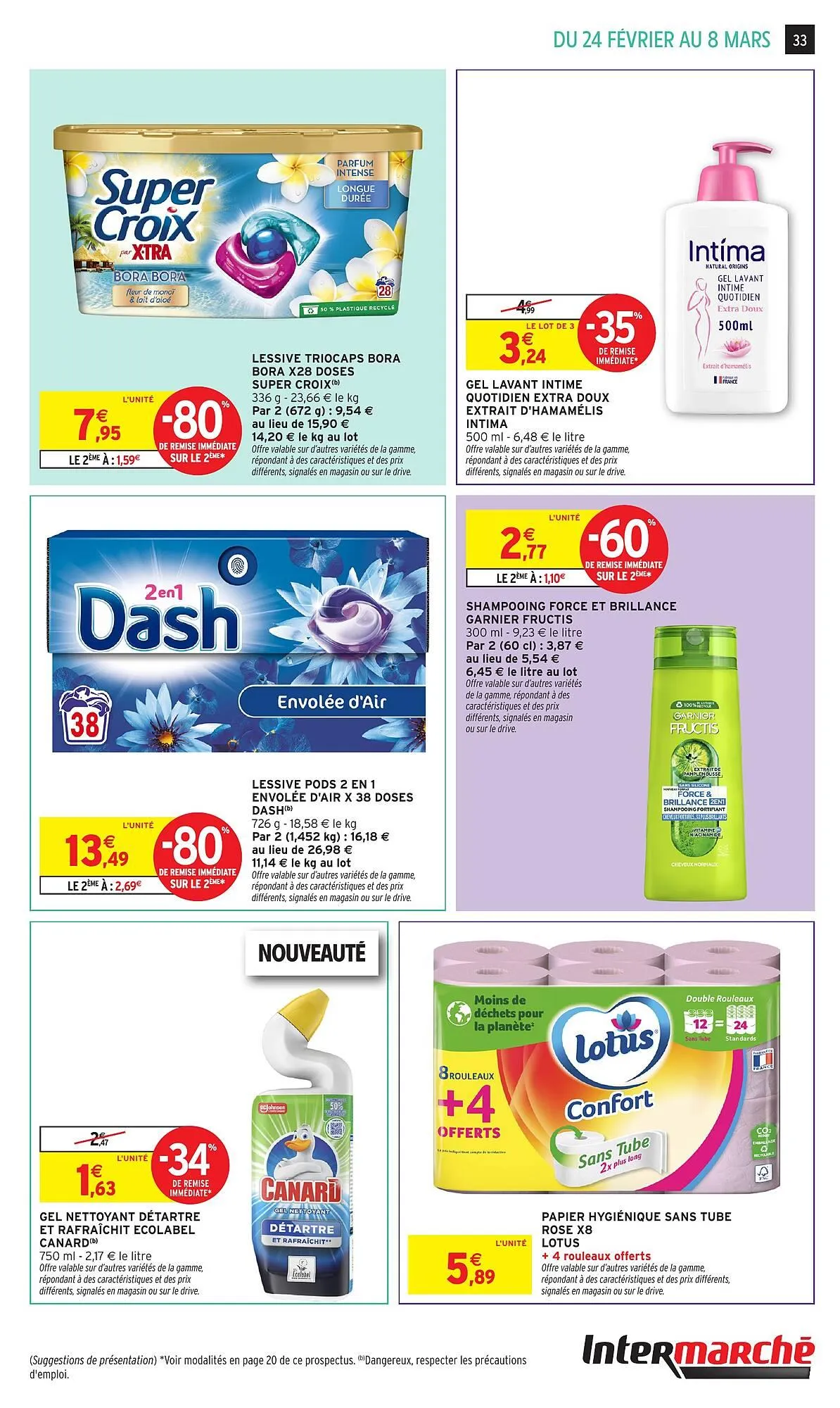 Catalogue Intermarché du 24 février au 8 mars 2026 - Catalogue page 33