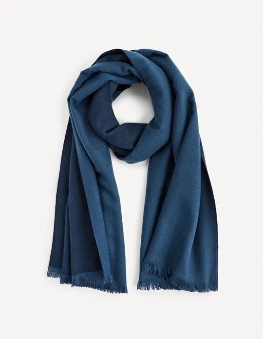 Echarpe double face - marine