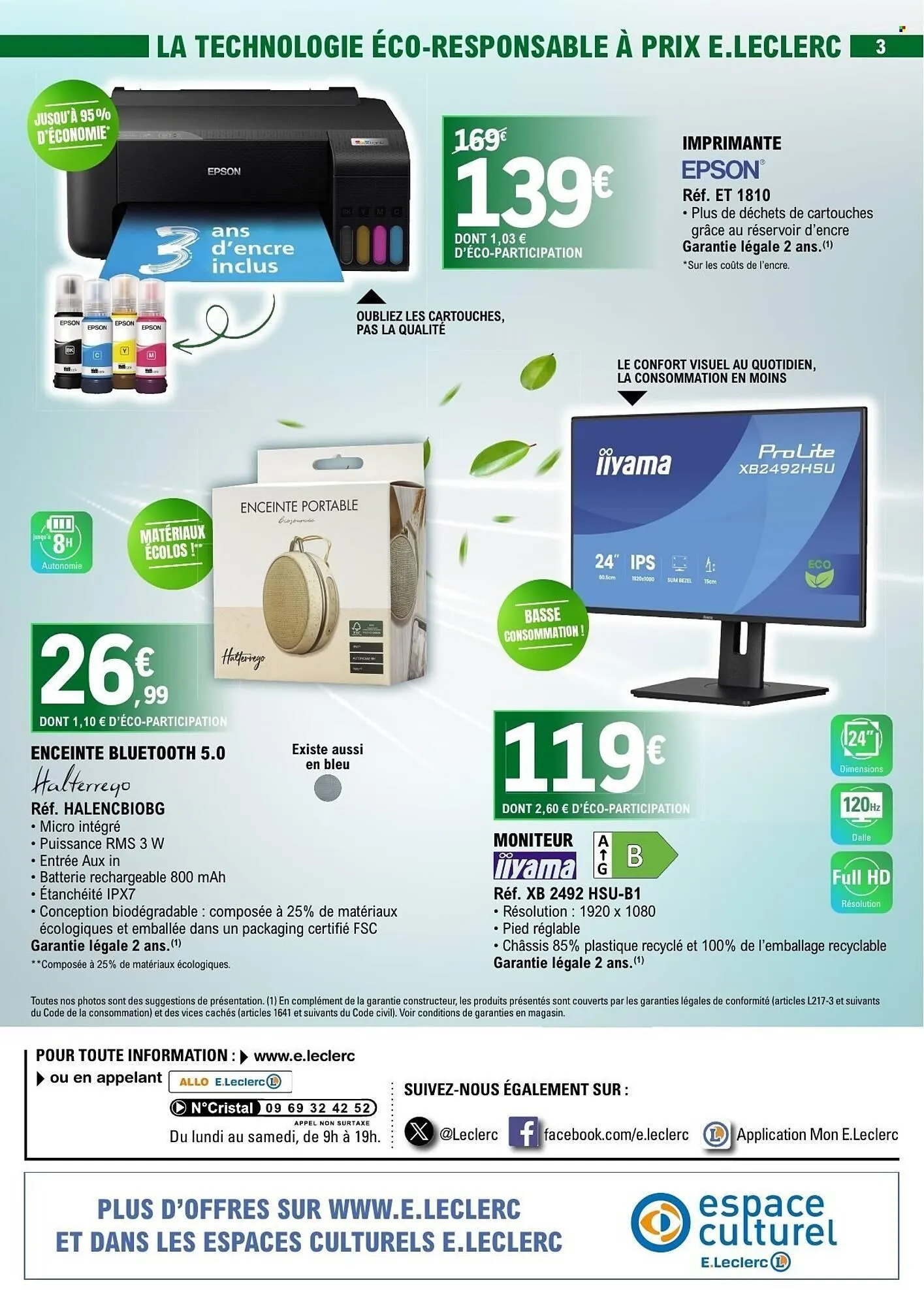 Catalogue E.Leclerc du 10 mars au 21 mars 2026 - Catalogue page 3