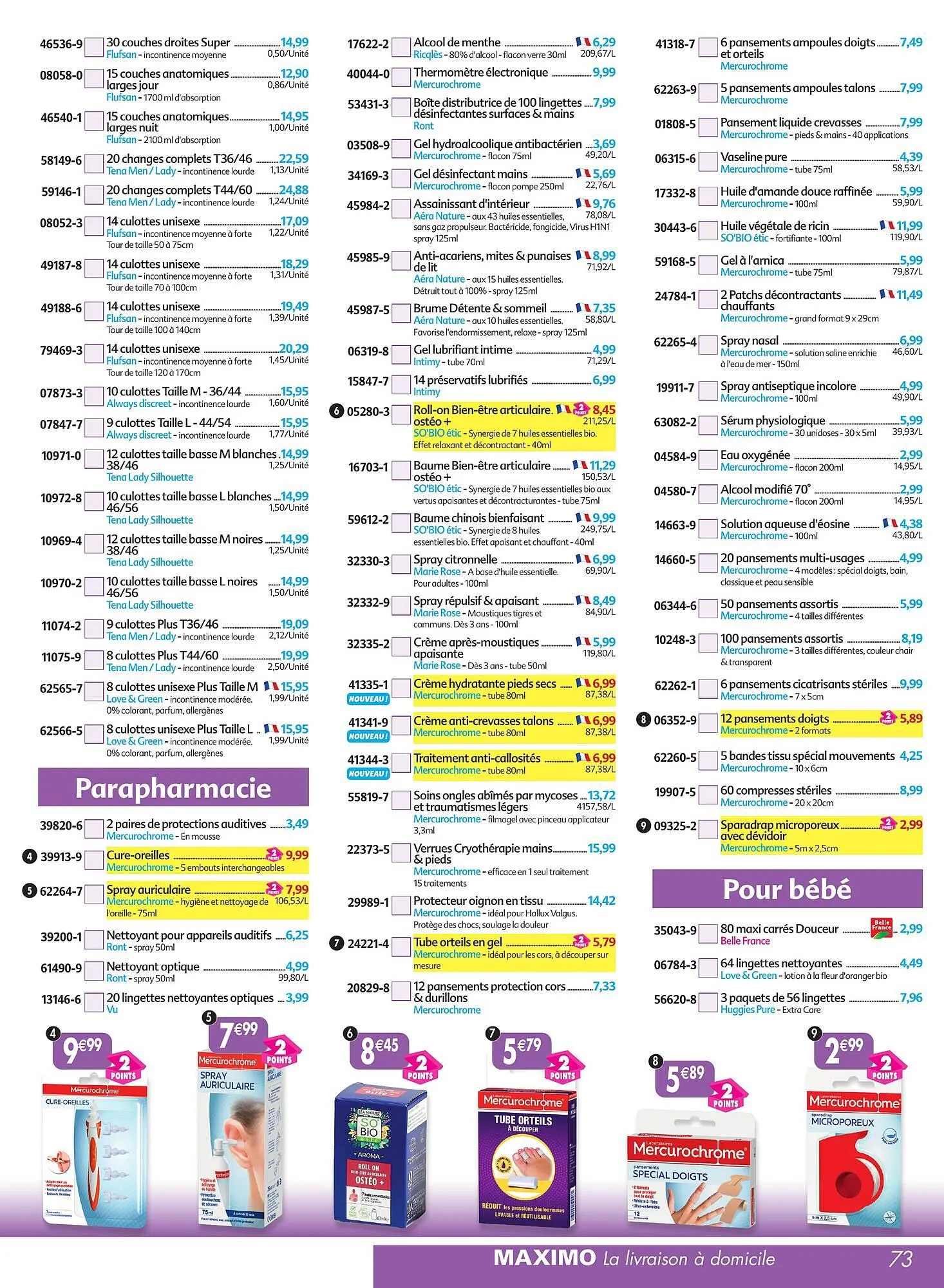 Catalogue Maximo du 5 août au 28 août 2025 - Catalogue page 73