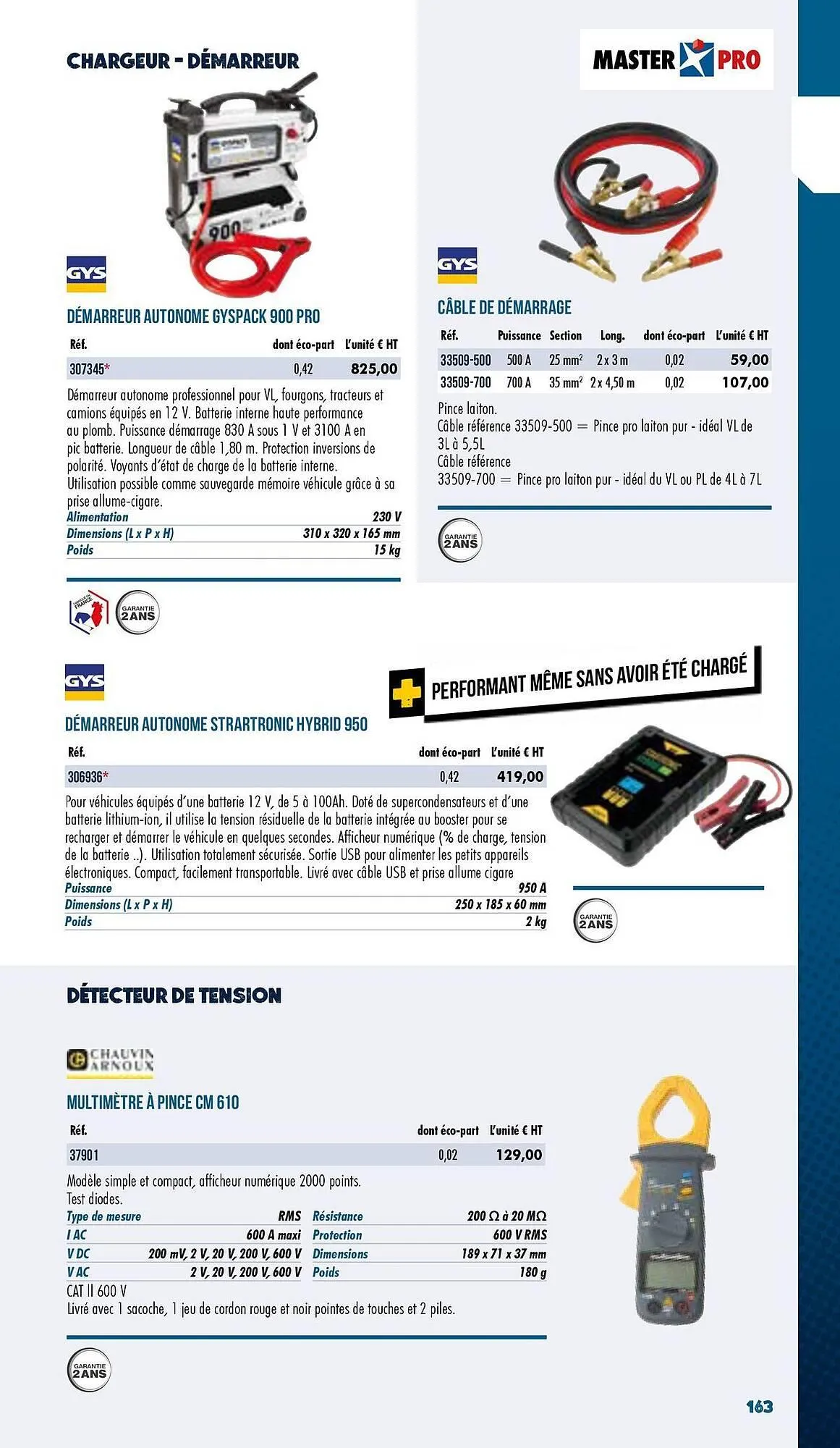 Catalogue Master Pro du 3 janvier au 31 décembre 2025 - Catalogue page 165