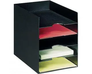 Bloc à cases - EASYOFFICE - 5 cases 24x32 - Noir